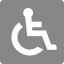 Adapté pour les personnes à mobilité réduite (sur demande à la réception et sous réserve de disponibilité)